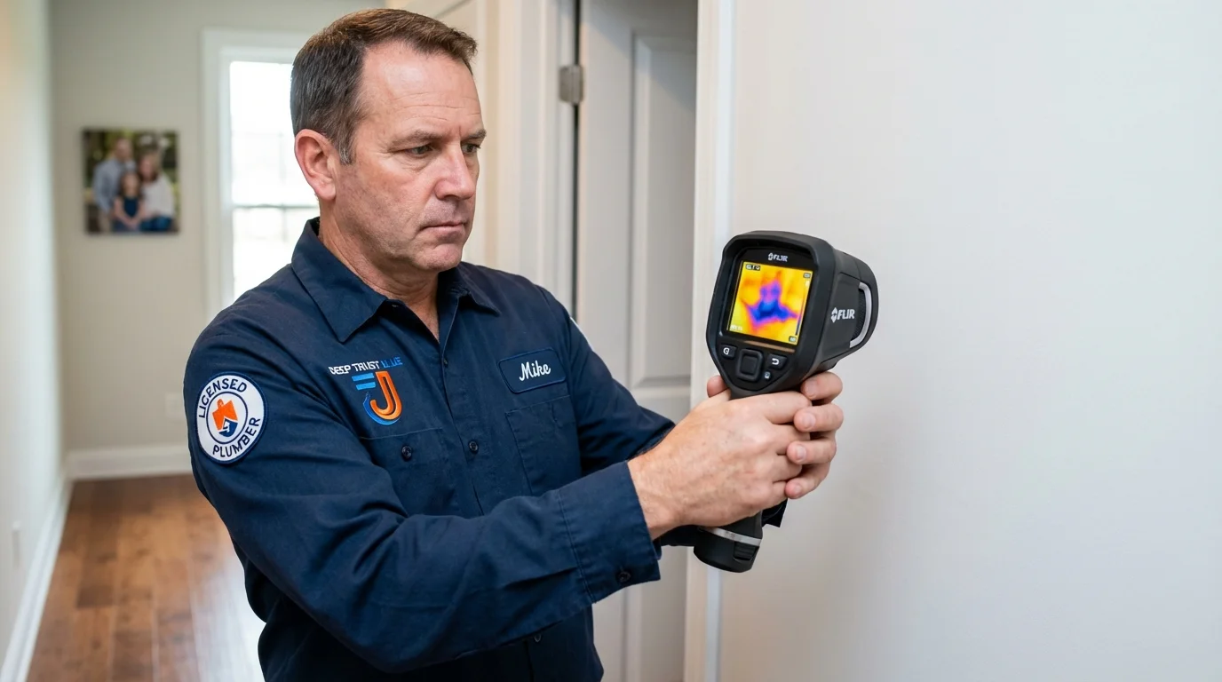 Thermal imaging leak detection by Johns Plumbing LLC in North Versailles